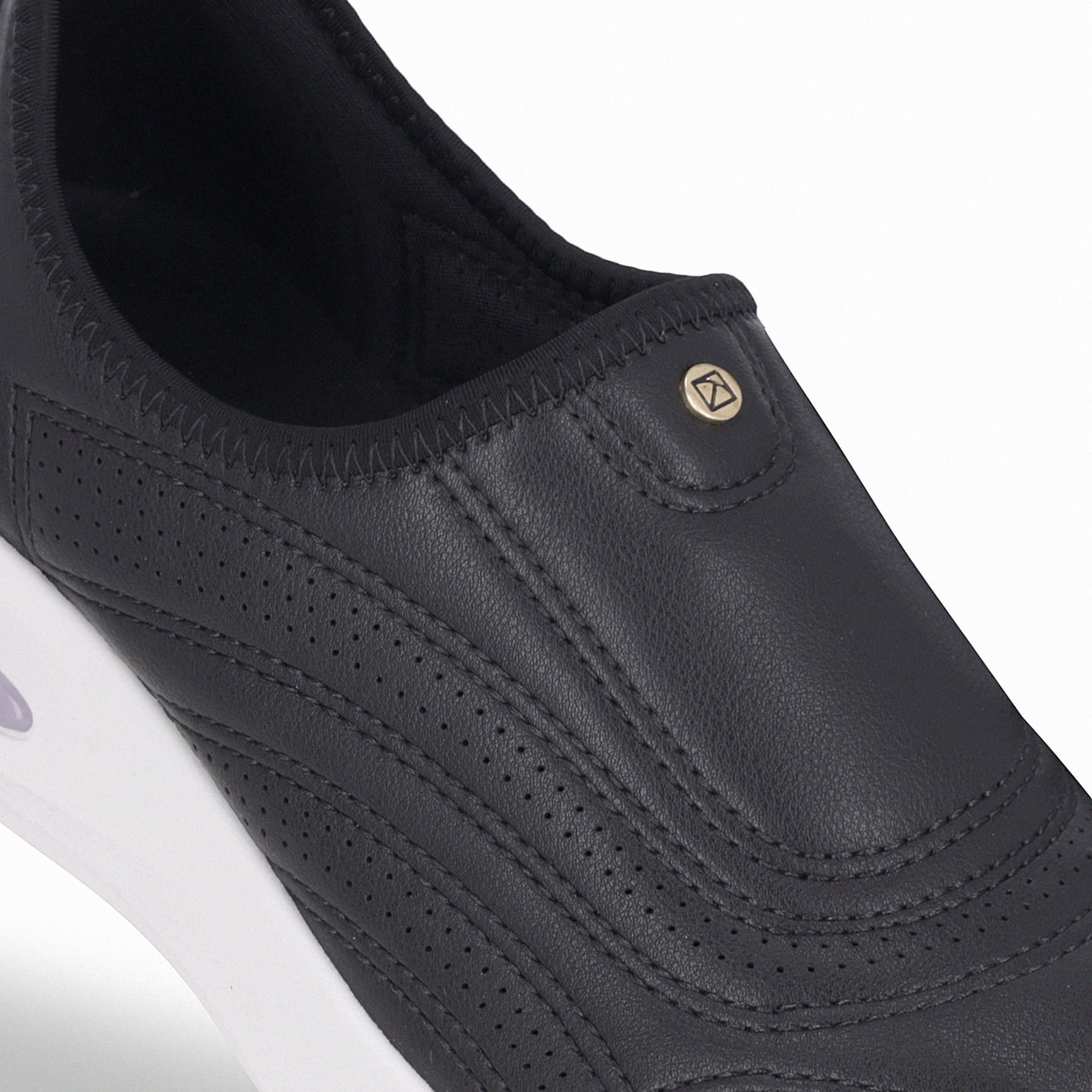Tênis SoftStep Anabela Médio Preto Preto 4