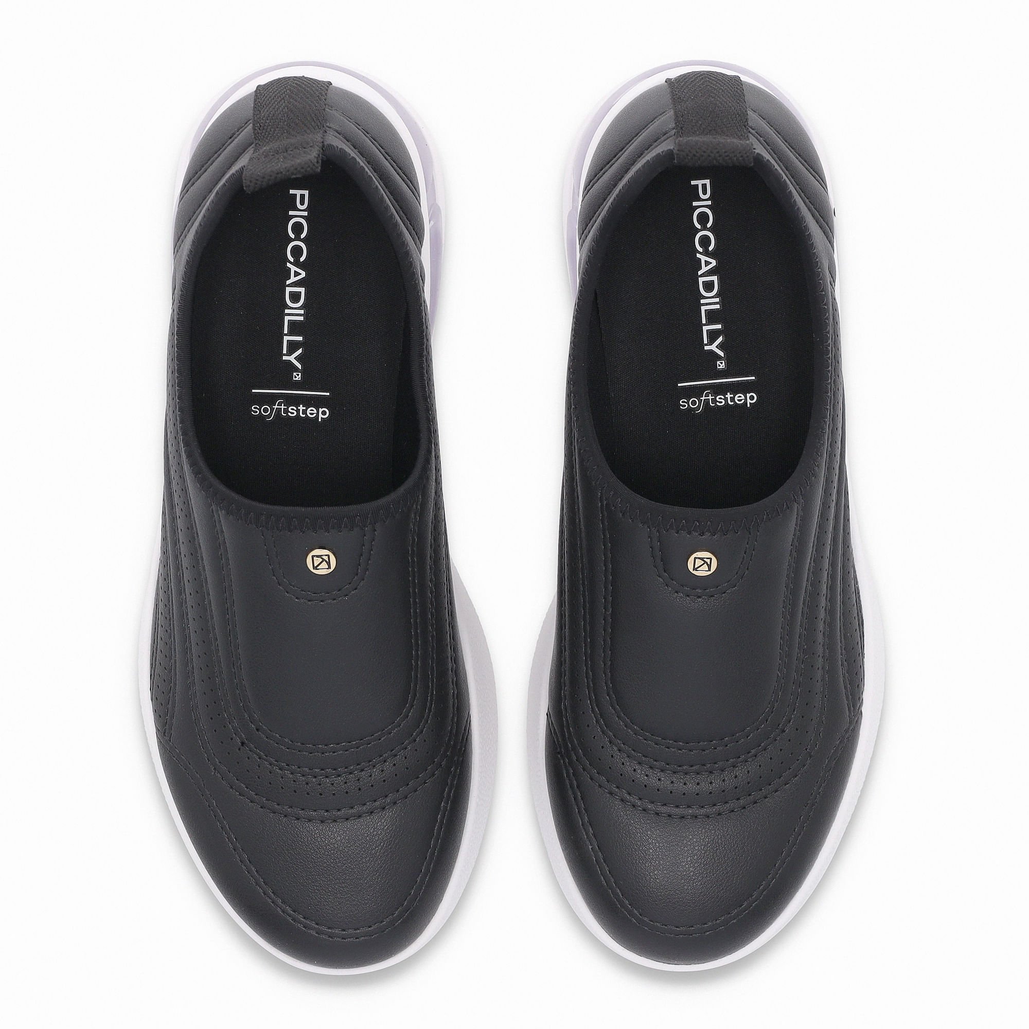 Tênis SoftStep Anabela Médio Preto Preto 5