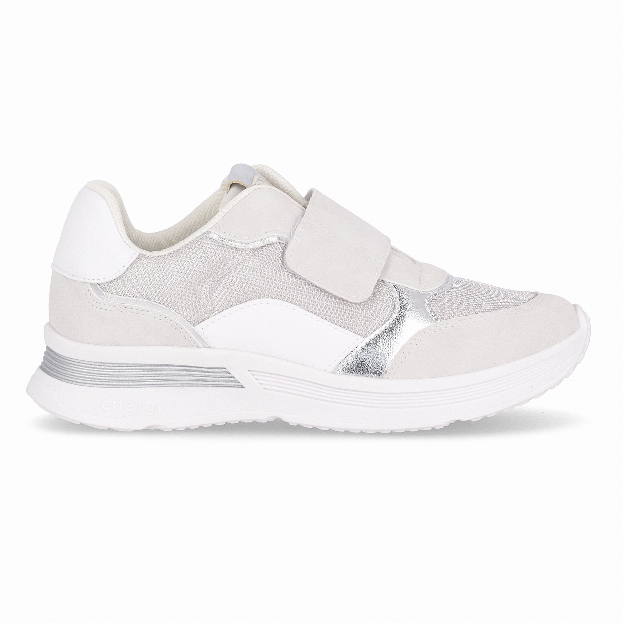 Tênis Energy Anabela Médio Cinza