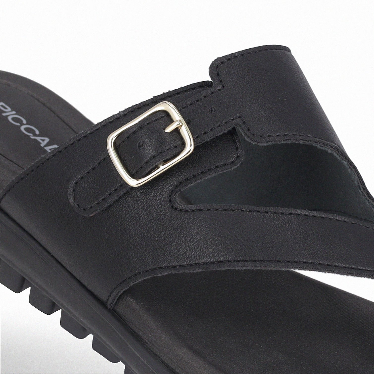 Chinelo Marli Anabela Baixo Preto Preto 3