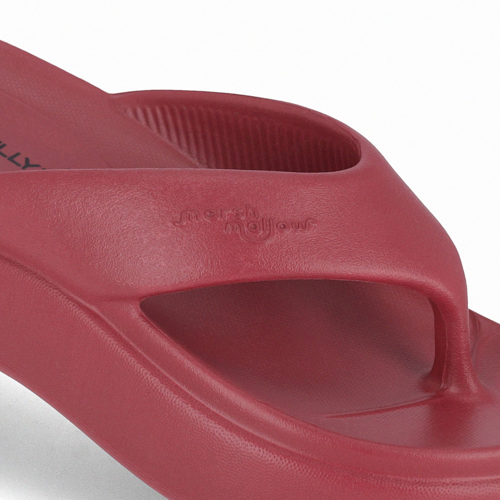 Chinelo Marshmallow Flatform Ruby Vermelho 4