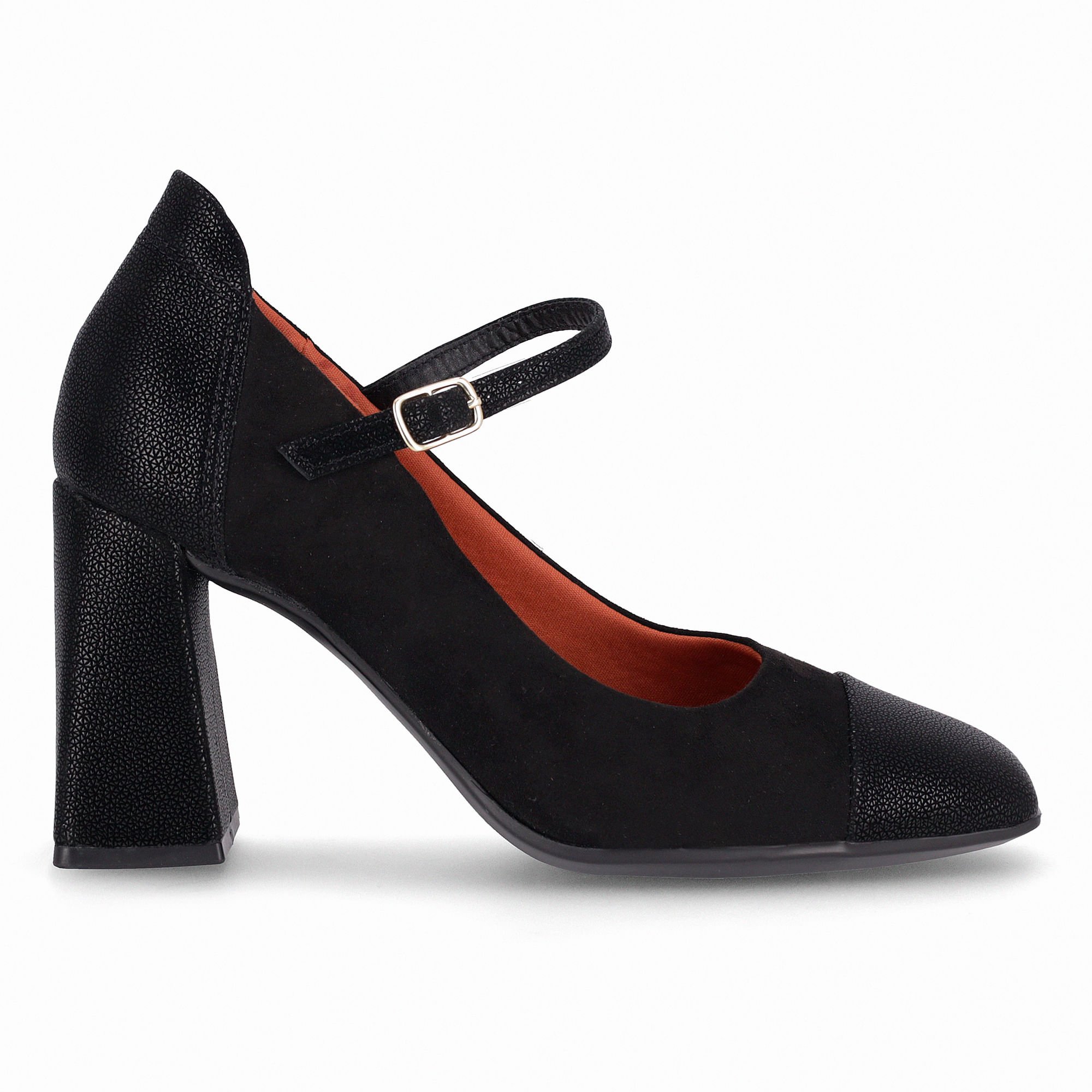 Sapato Boneca Salto Alto Preto