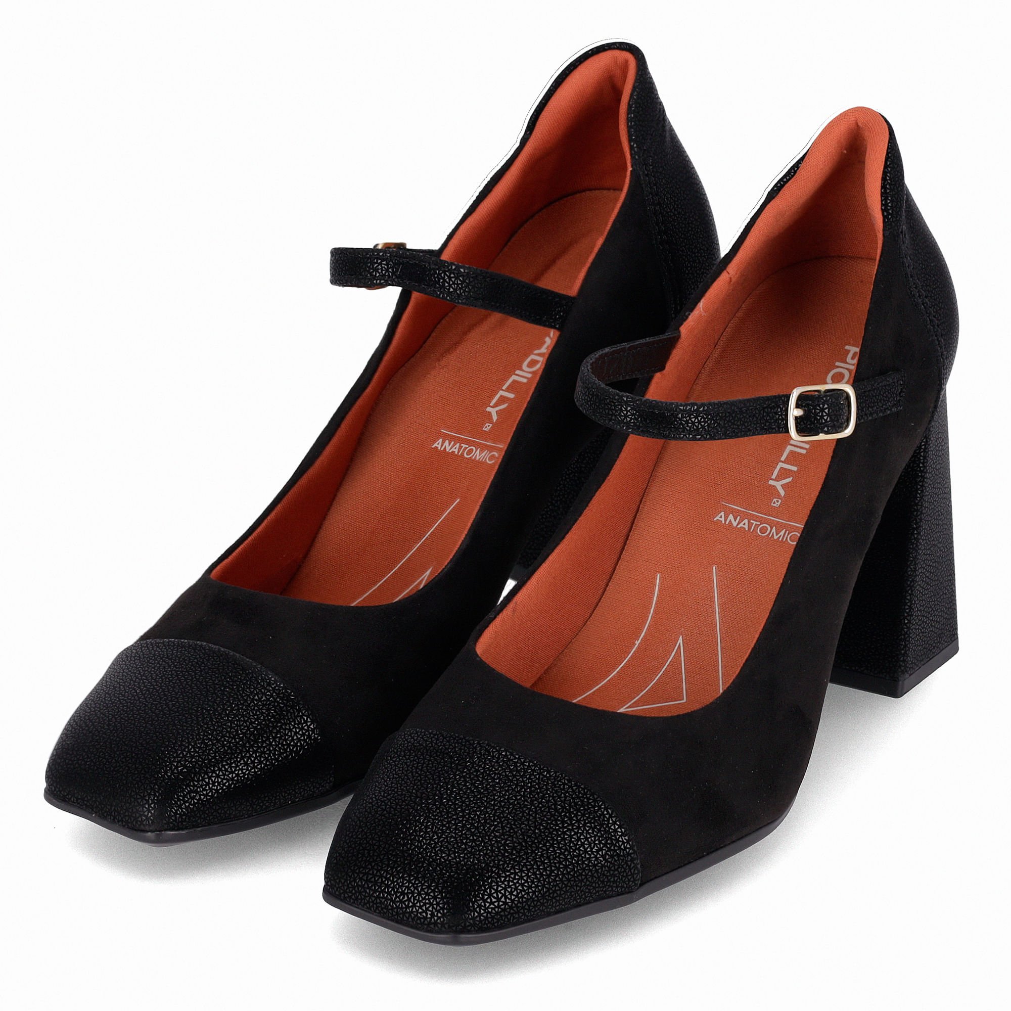 Sapato Boneca Salto Alto Preto Preto 2