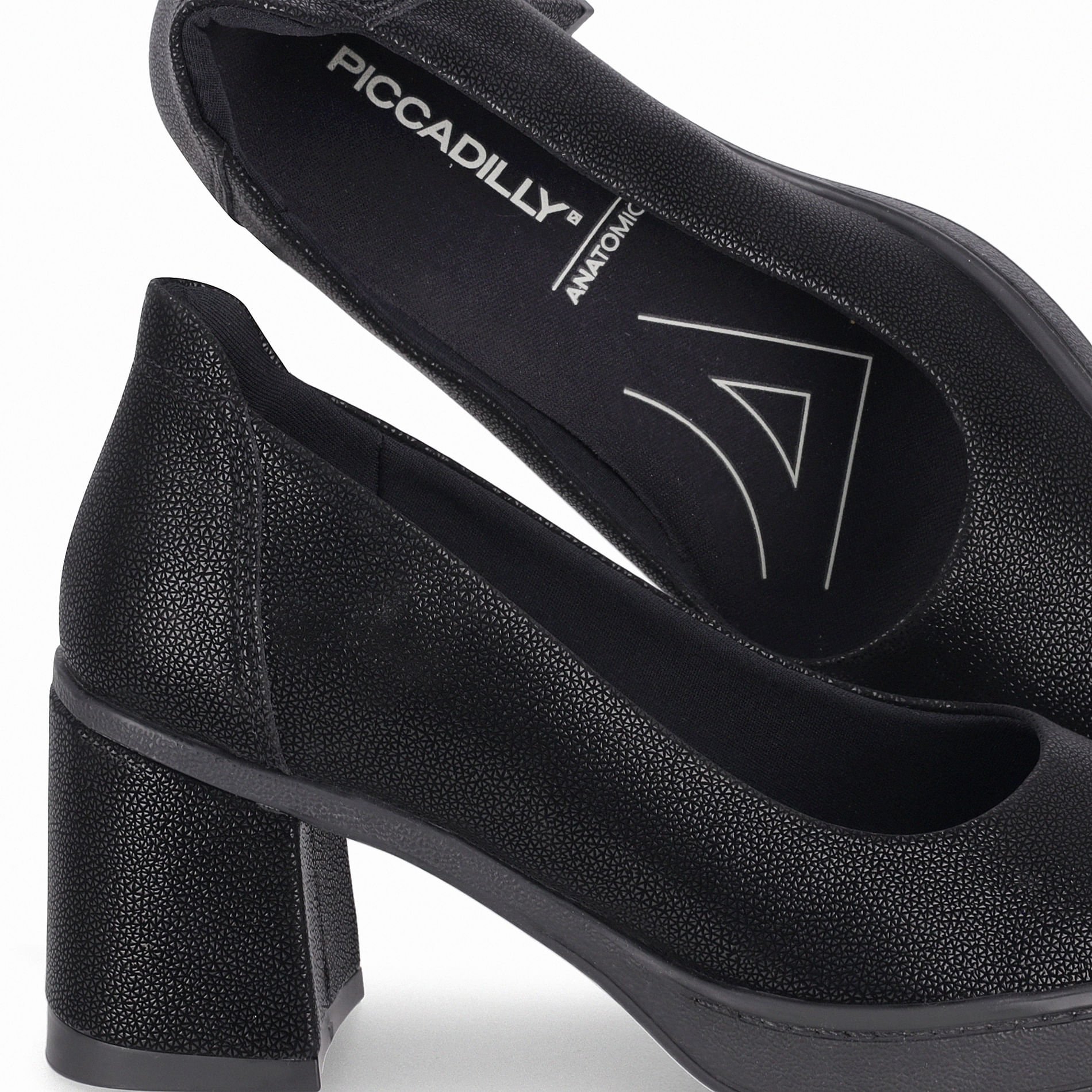 Sapato Salto Alto Preto Preto 3