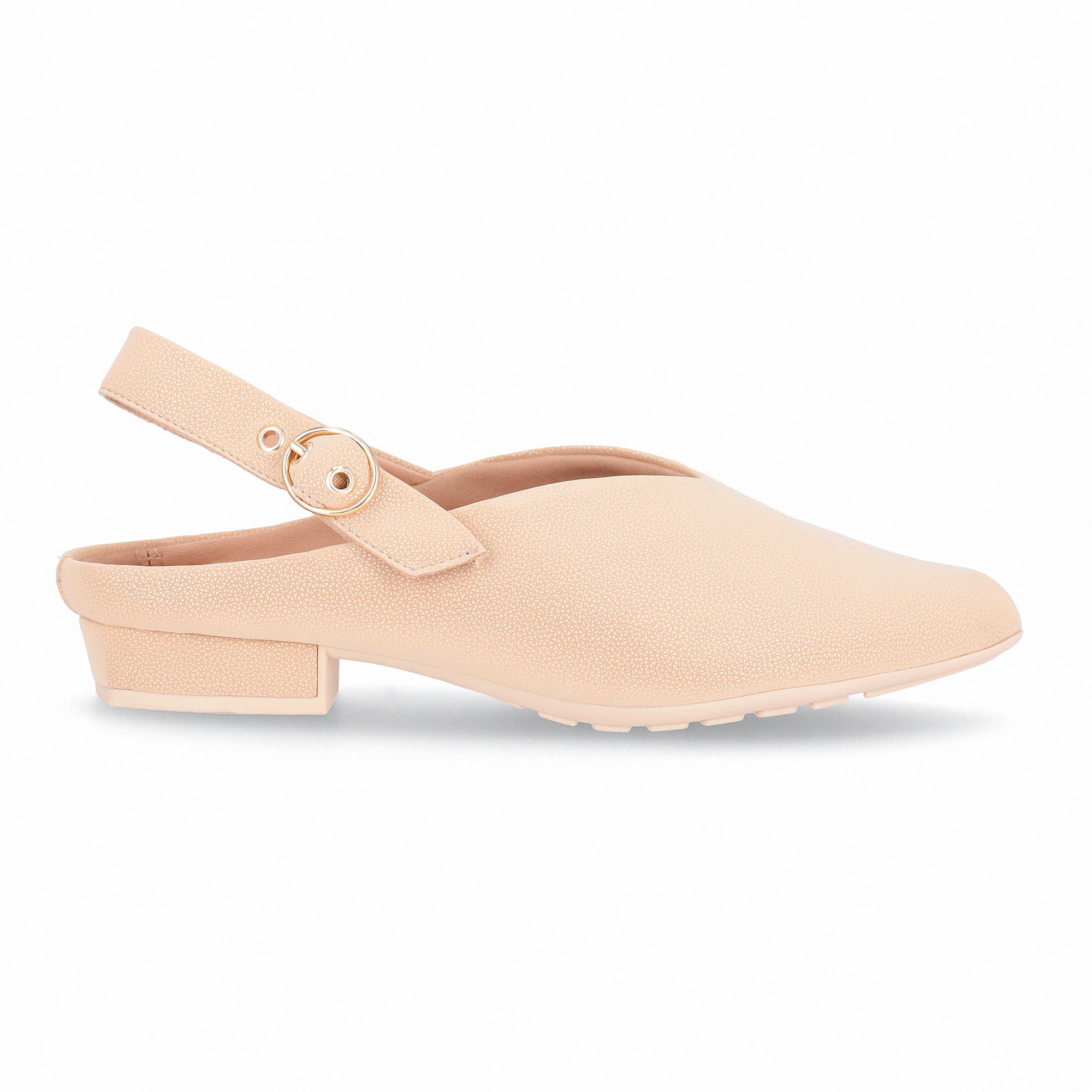 Sapato Slingback Salto Baixo Brule