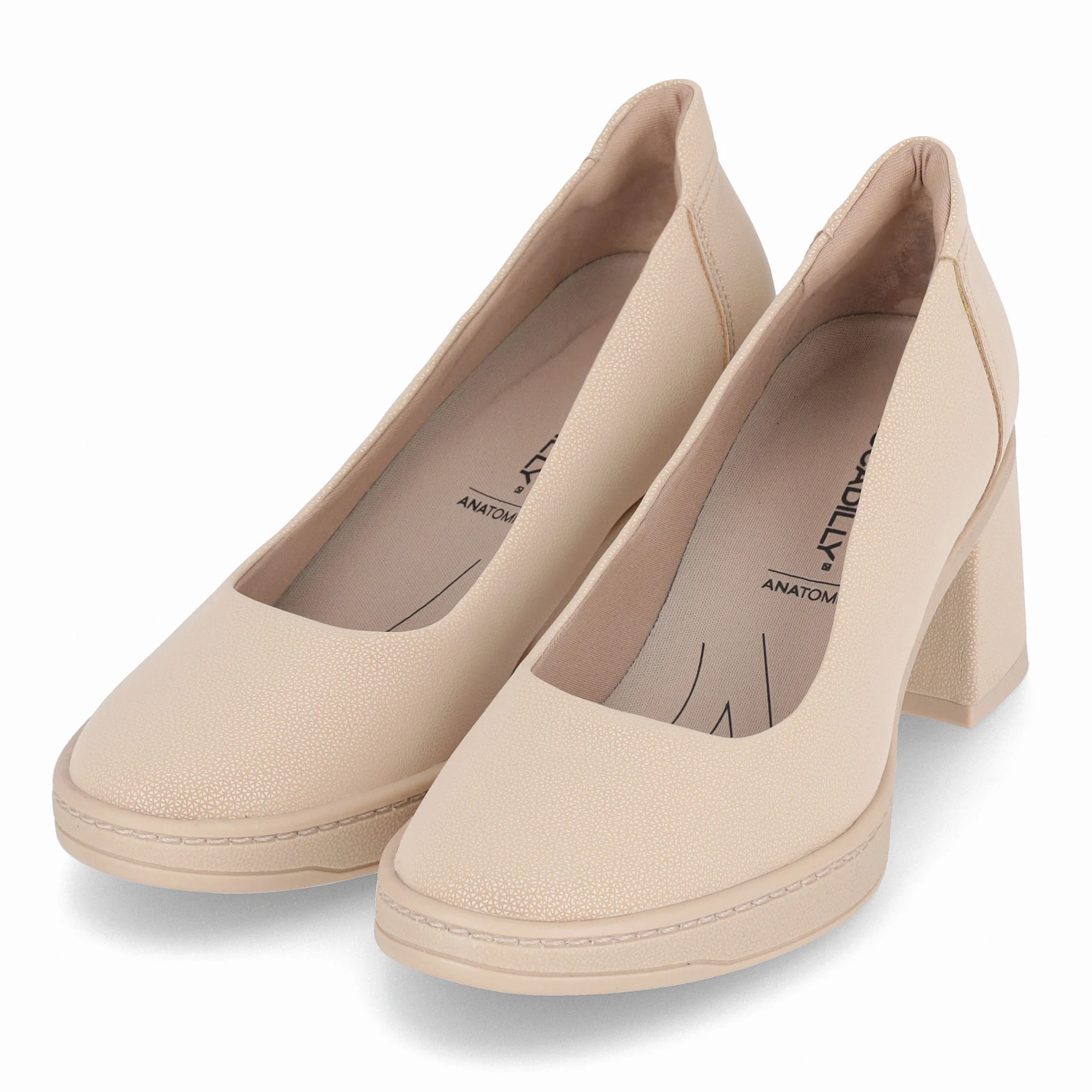 Sapato Salto Alto Brule Bege 2