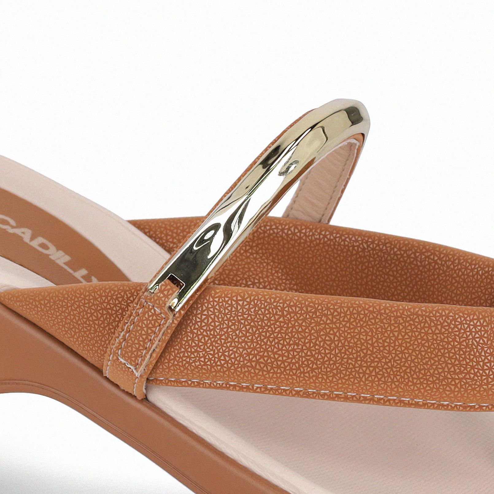 Chinelo Maitê Anabela Baixo Mascavo Marrom 4