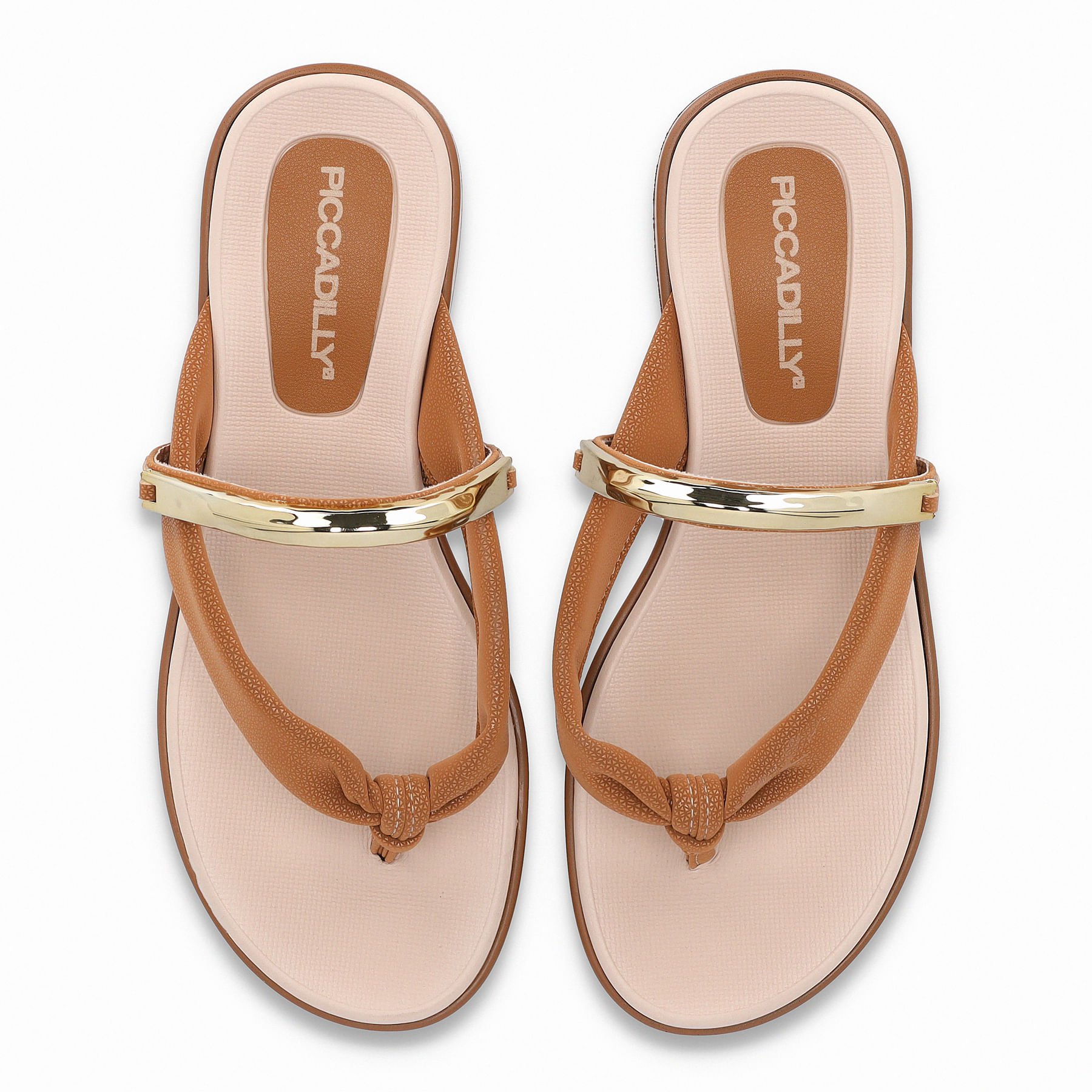 Chinelo Maitê Anabela Baixo Mascavo Marrom 5