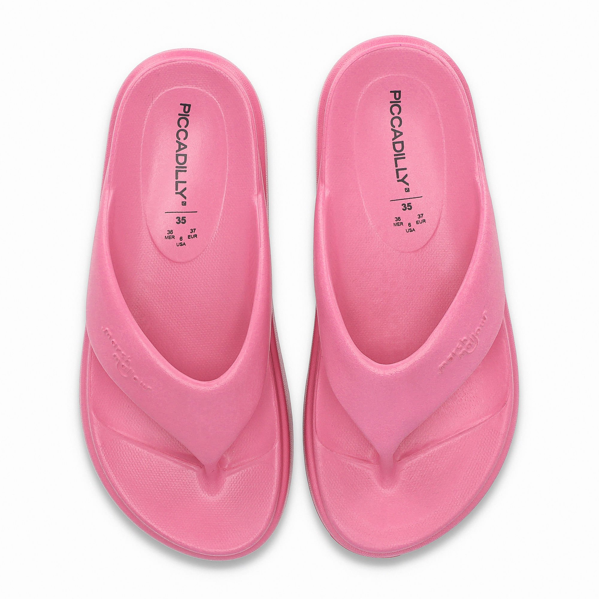 Chinelo Marshmallow Flatform Rosa Pink Rosa 6