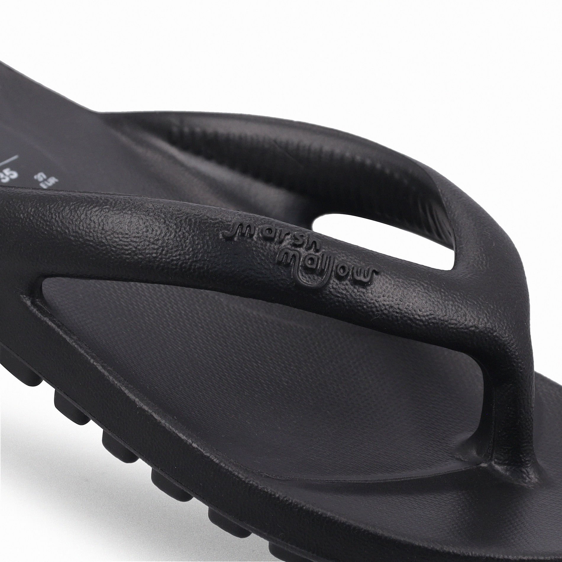 Chinelo Marshmallow Preto Preto 4