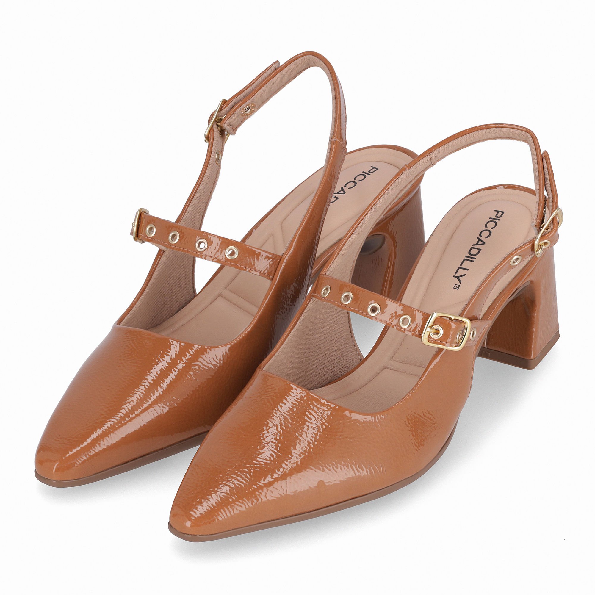Slingback Irene Salto Alto Mascavo Marrom 2