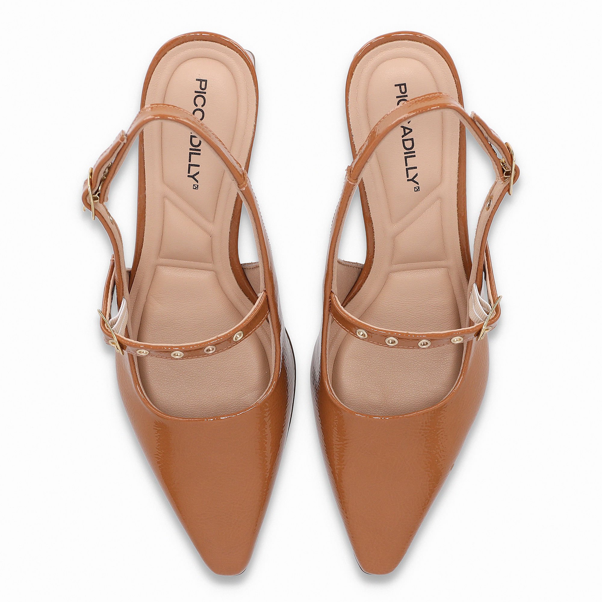Slingback Irene Salto Alto Mascavo Marrom 5