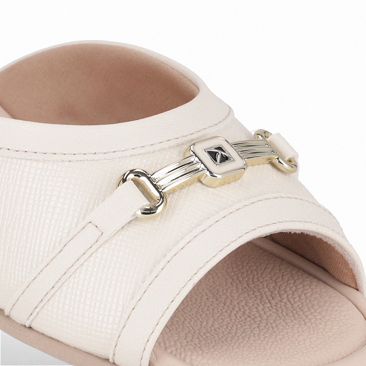 Tamanco Taila Salto Baixo Off White Off White 3