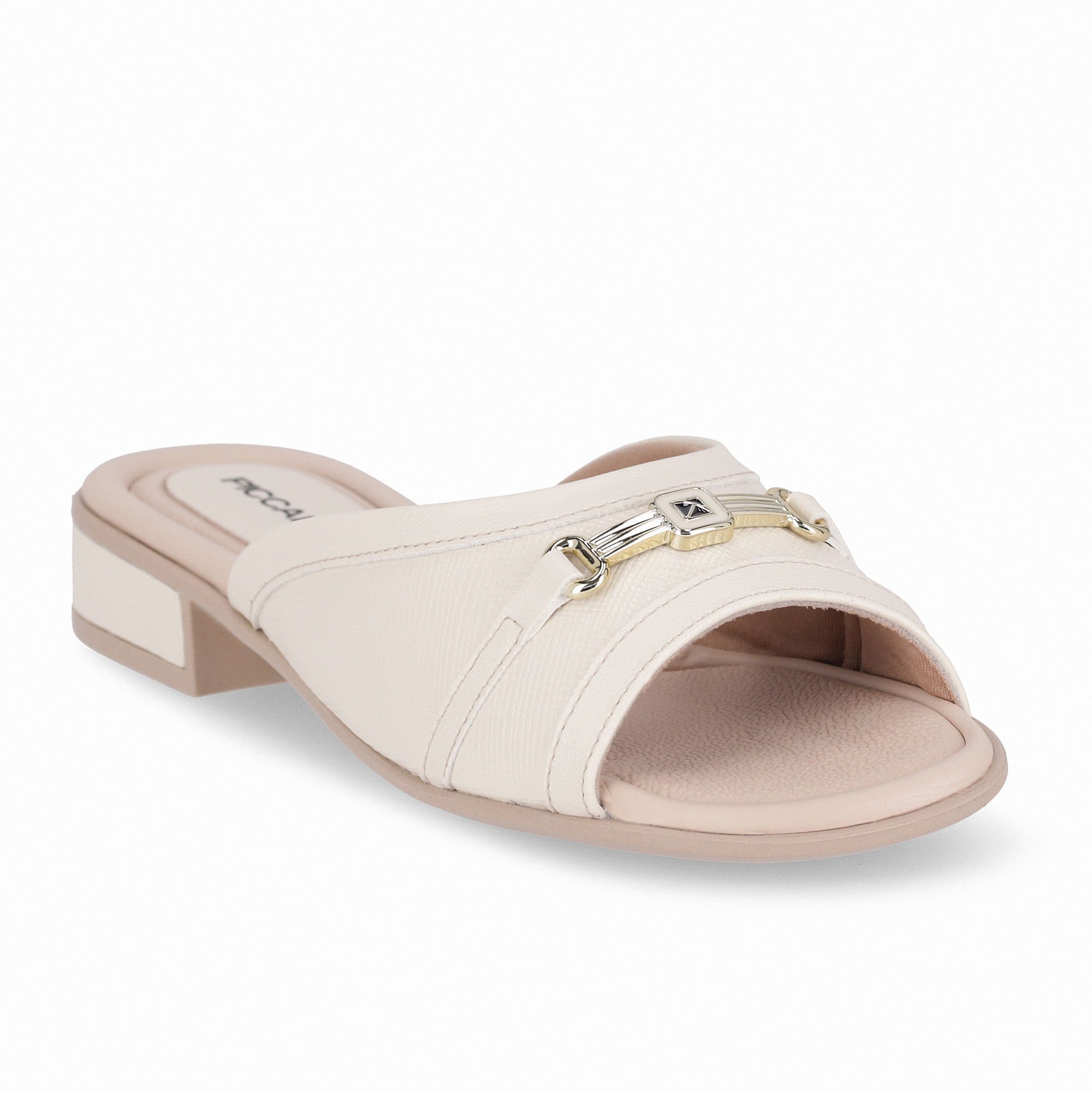 Tamanco Taila Salto Baixo Off White Off White 4