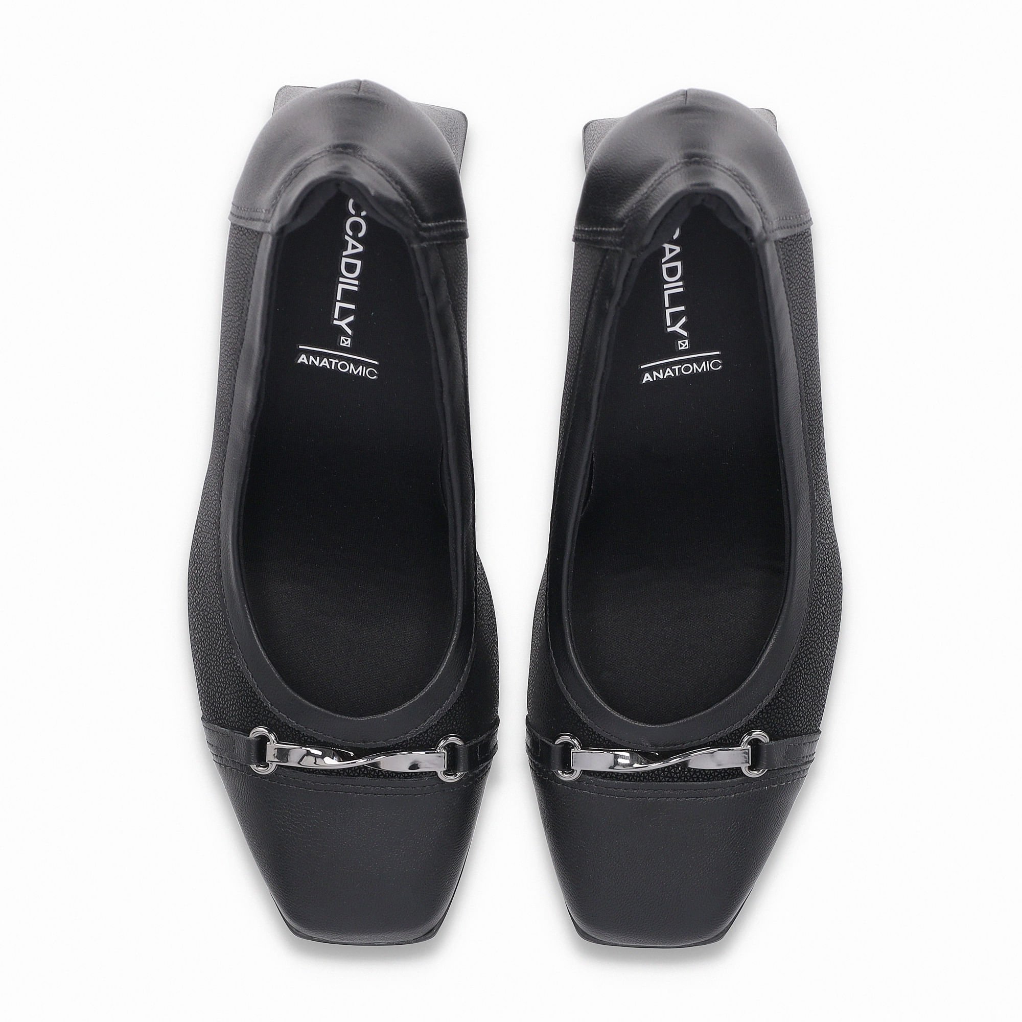 Scarpin Salto Alto Preto Preto 4