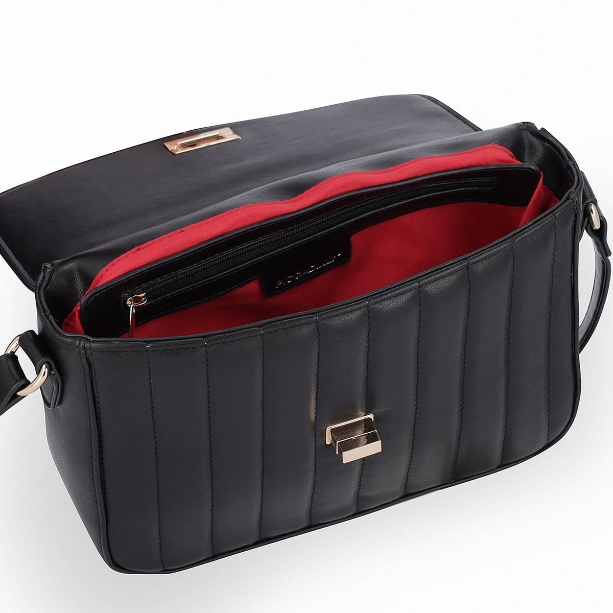 Bolsa Gabi Crossbody Pequena Preto Preto 4