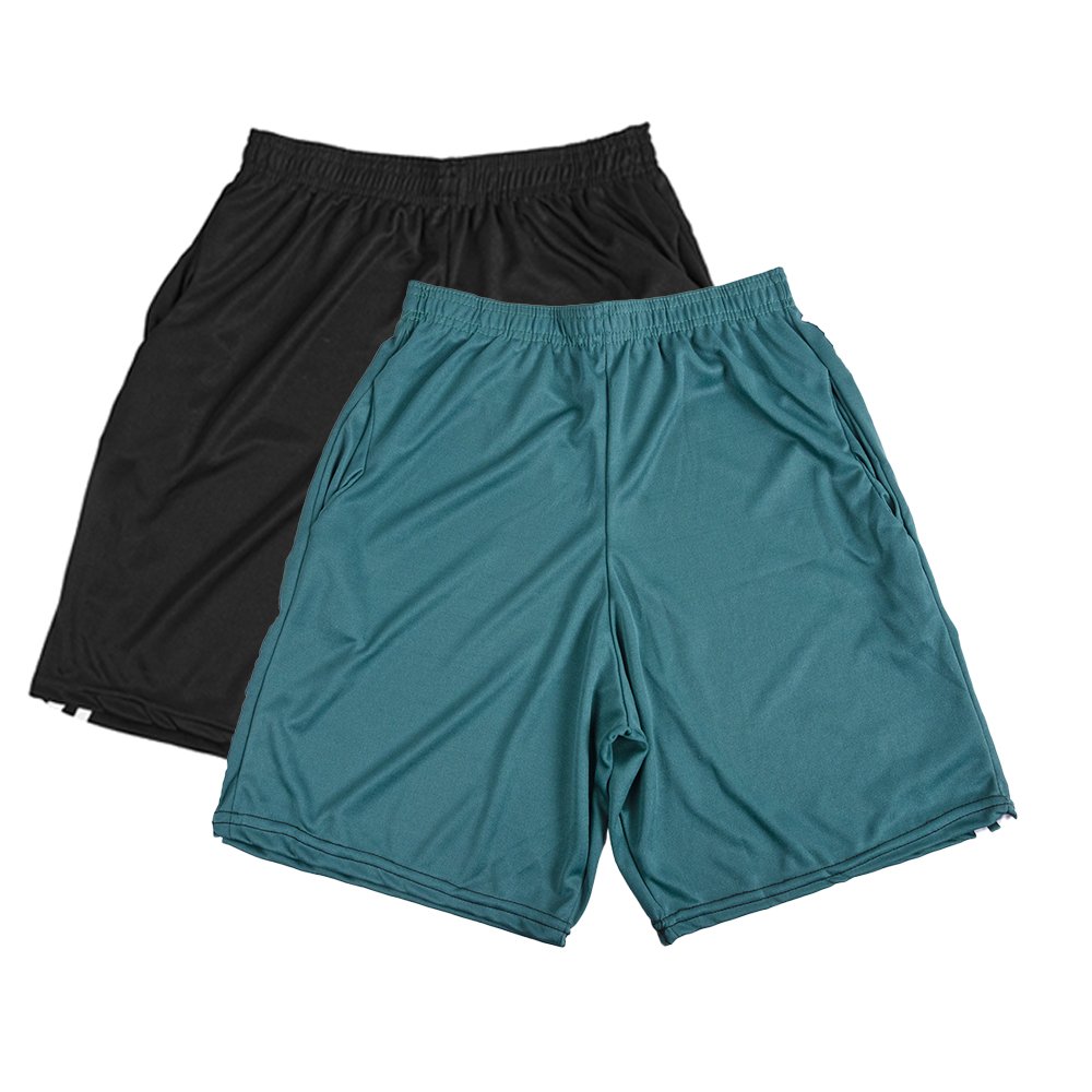 kit 2 Shorts Sport Training Polo State Joshy Black + Green GG