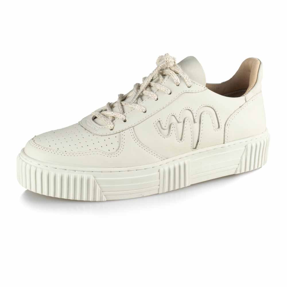 Tênis Casual Feminino Sandro Moscoloni Couro Anita Off White Branco 4