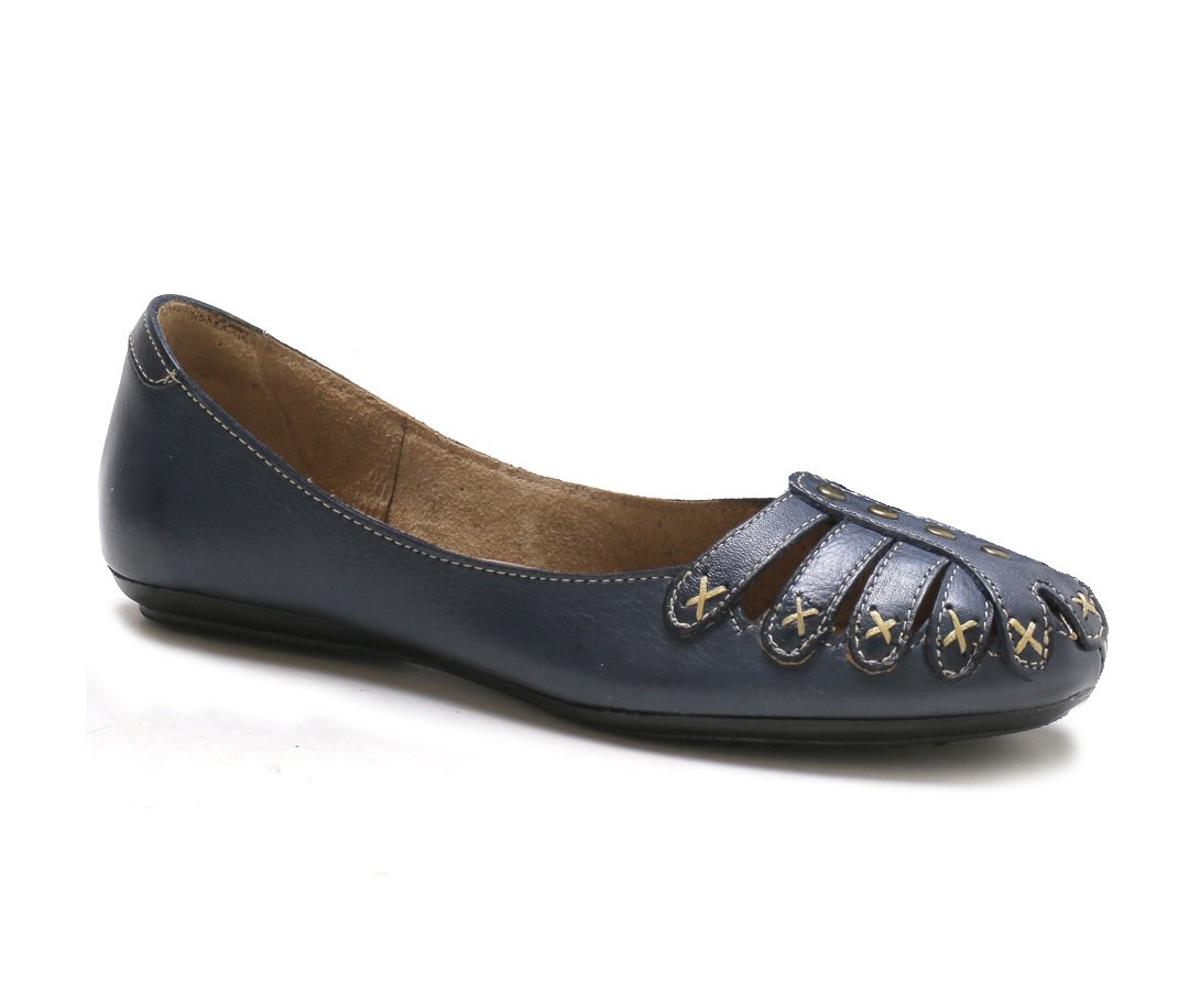 Sapatilha Feminina Couro Legítimo BP 3001 Azul
