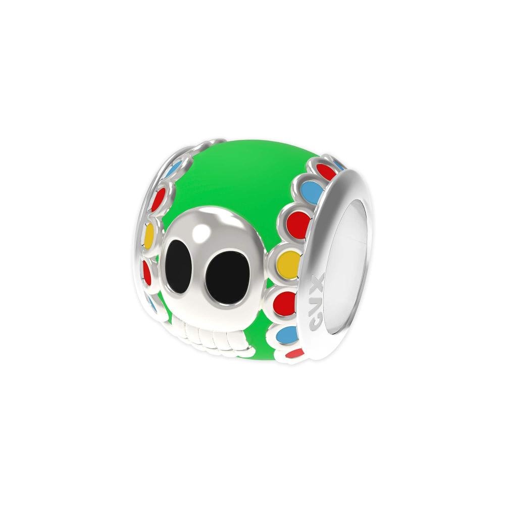 Berloque de Prata La Catrina Micaela Separador com Resina Prata 2