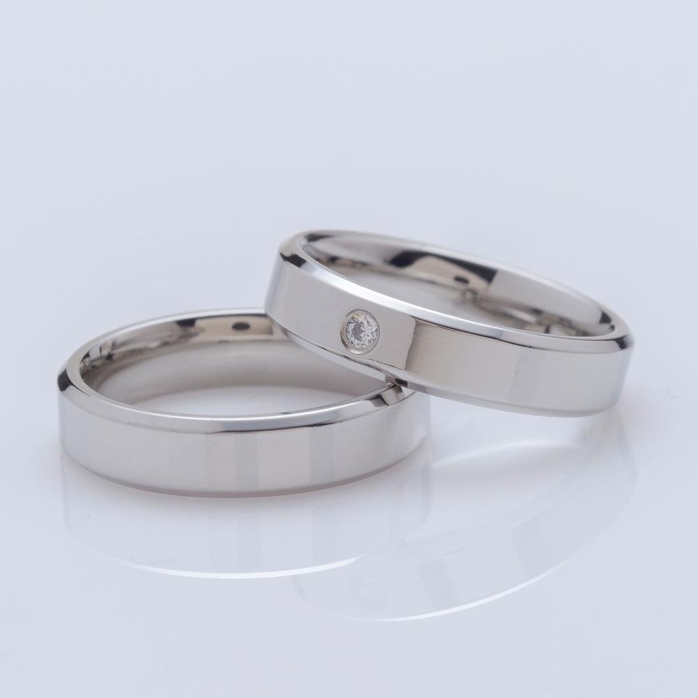 Aliança Supreme 4.50mm com Zircônia Prata 3