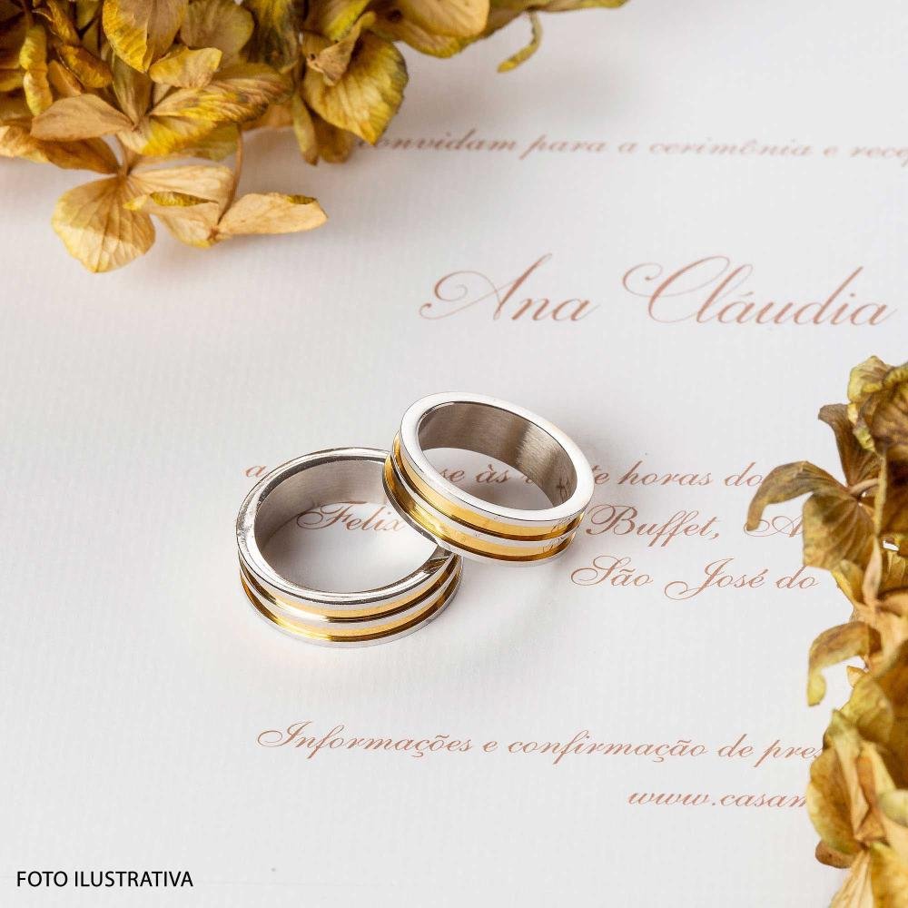 Aliança Orion 6.5mm com IPG Prata 4