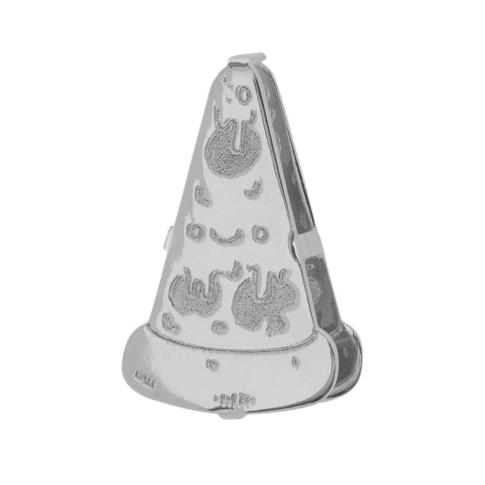 Pingente Aço Hit Pizza 11.5mm Prata 1