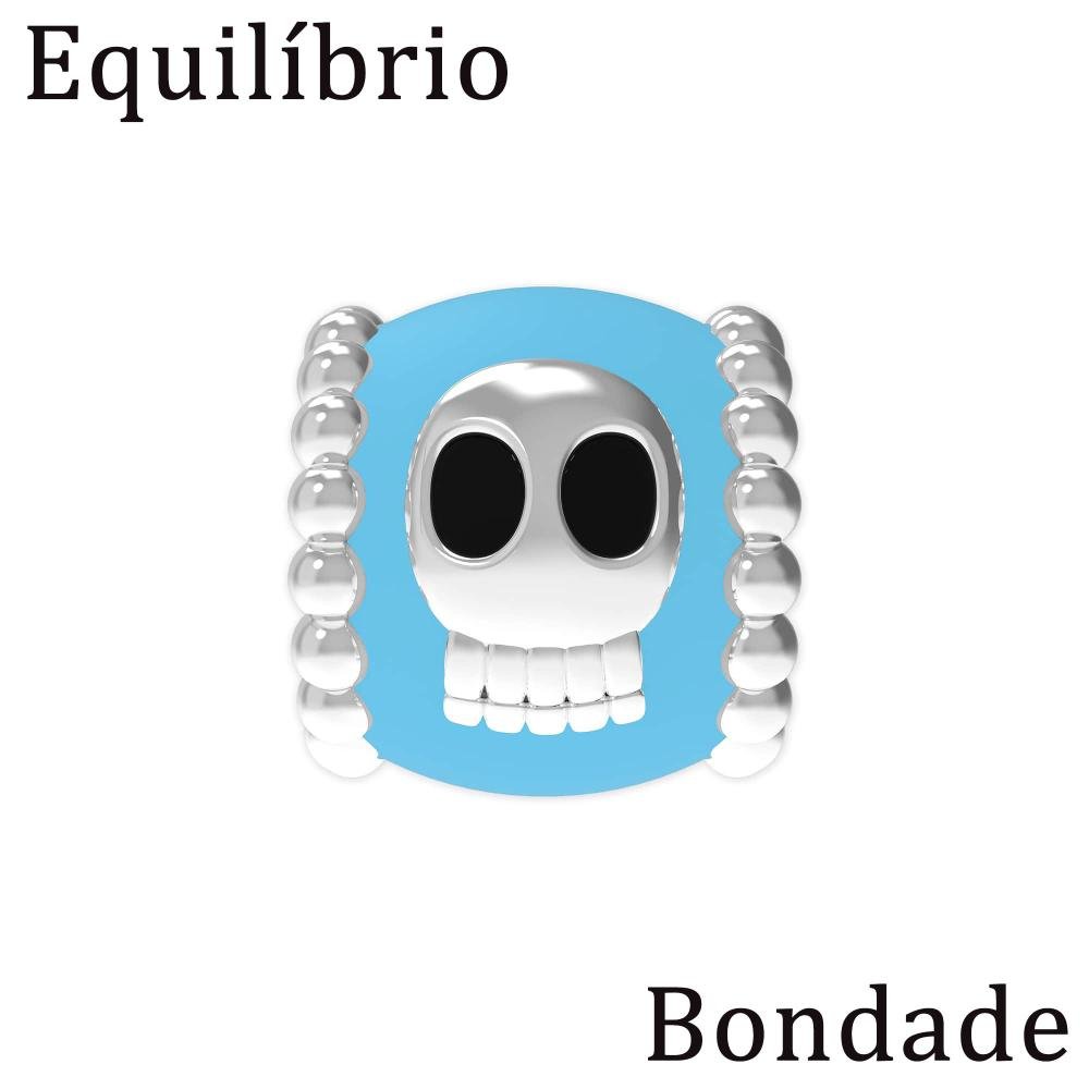 Berloque de Prata La Catrina Nori Separador com Resina Prata 7