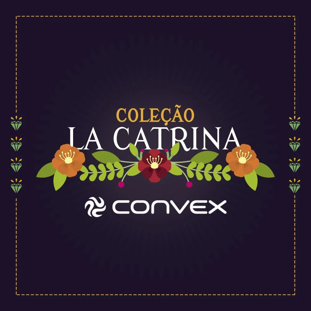 Berloque de Prata La Catrina Caveira Elinor Separador com Resina Prata 5