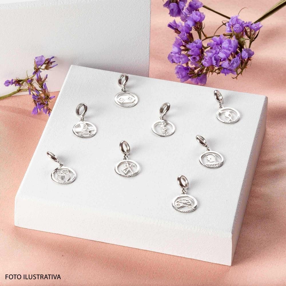 Berloque de Prata Pingente da Profissão Arquitetura Prata 2