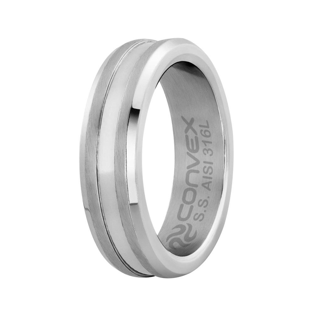 Aliança de Namoro Zeus 6.35mm Prata 1