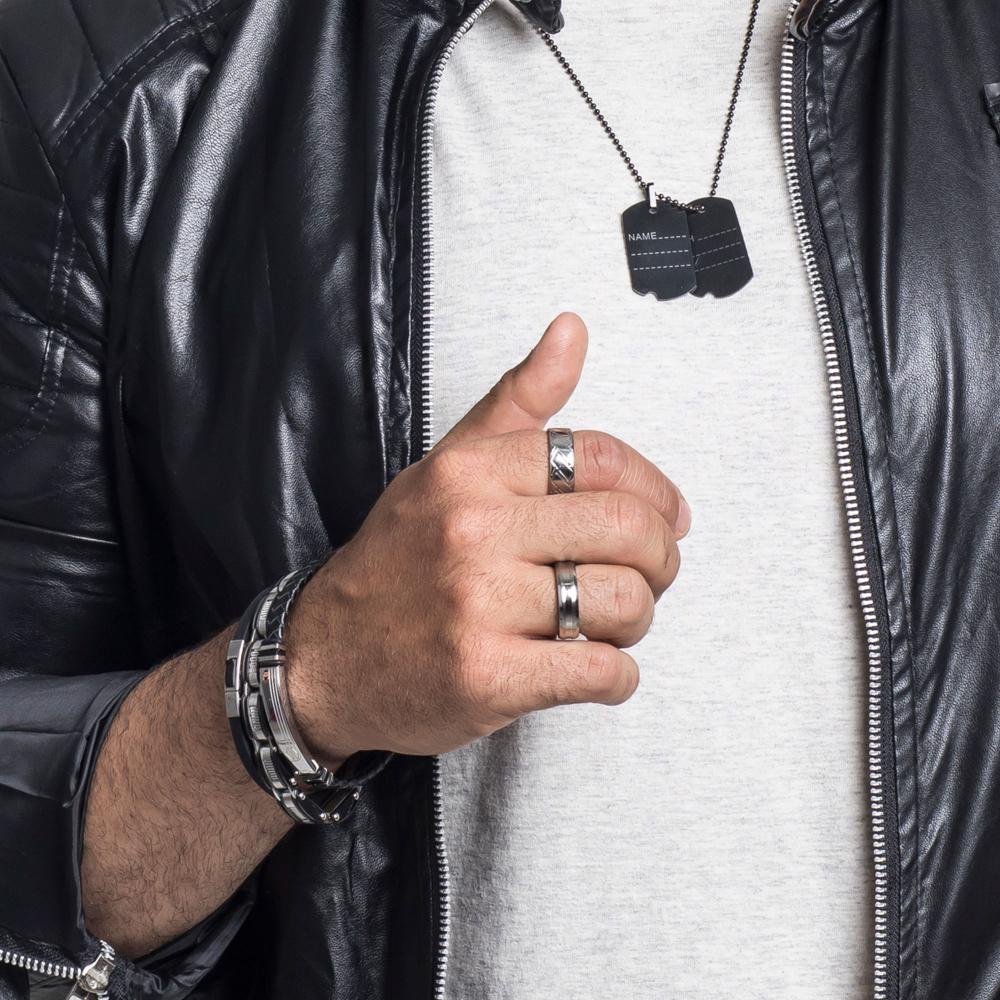 Aliança de Namoro Zeus 6.35mm Prata 3