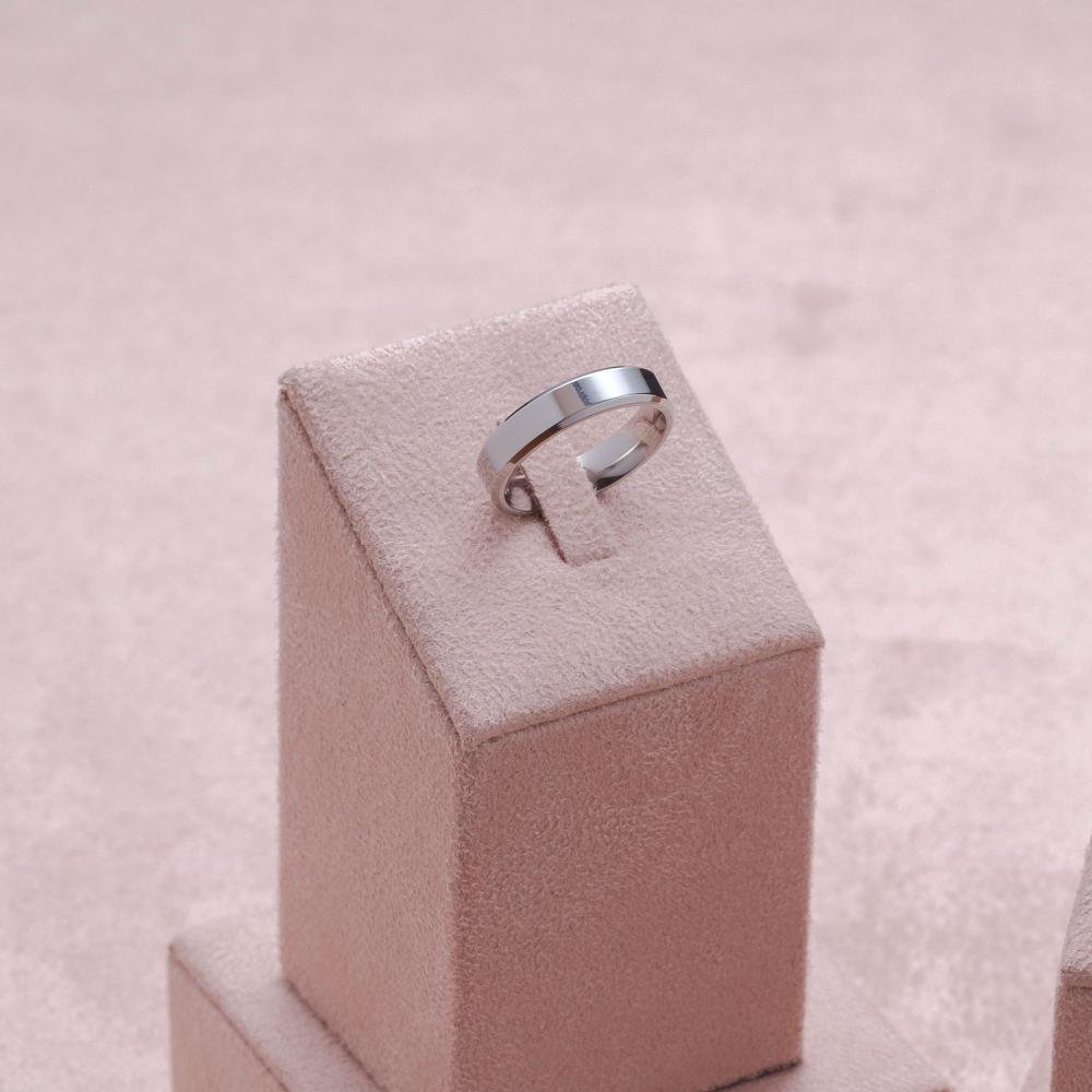 Aliança Aço Petrus 4.50mm Prata 4