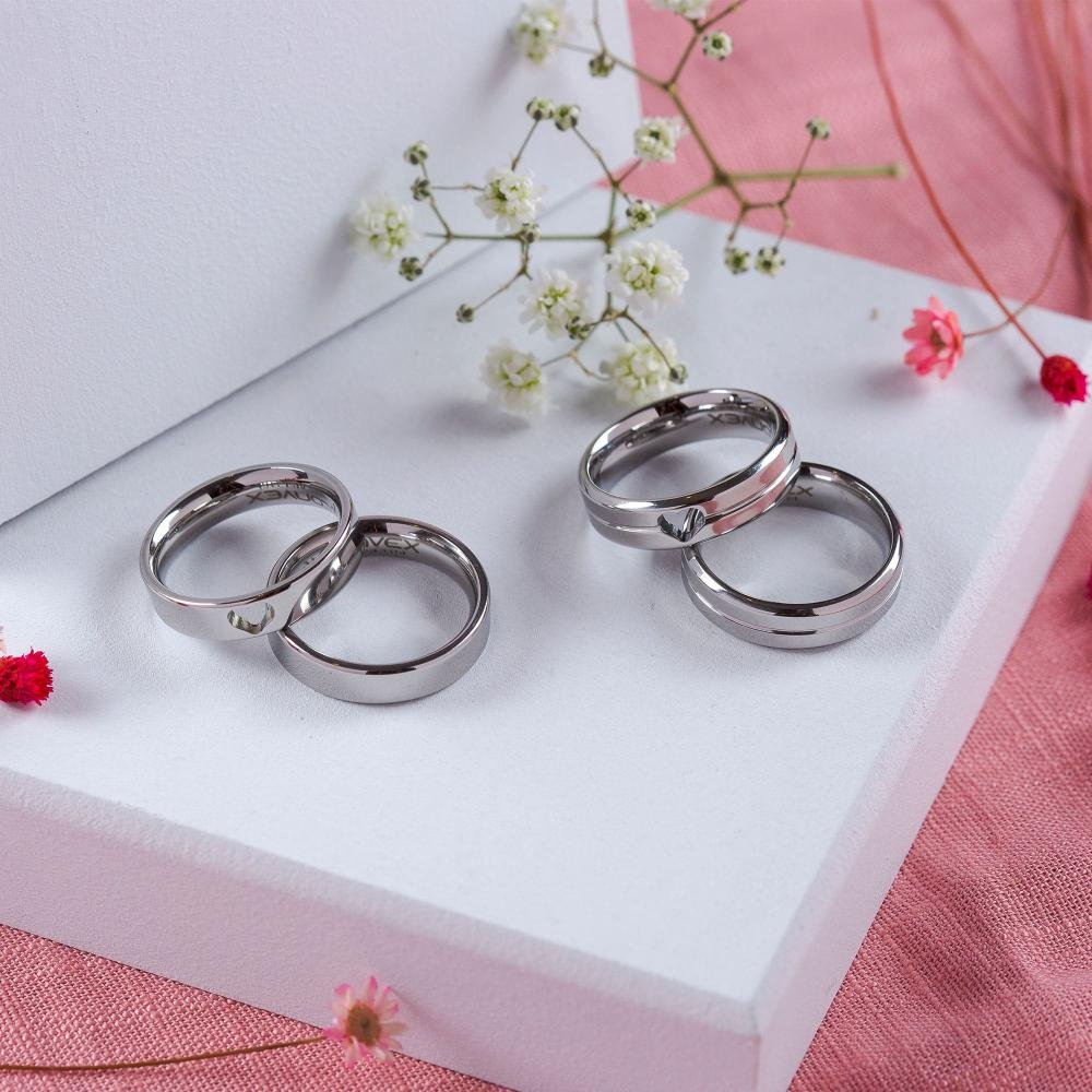 Aliança de Aço Passione 5mm Prata 4