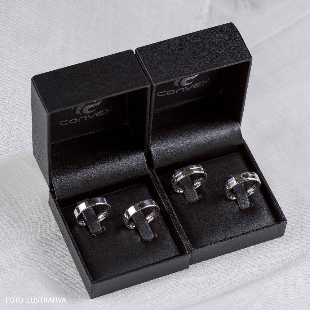 Aliança de Aço Passione 5mm Prata 7