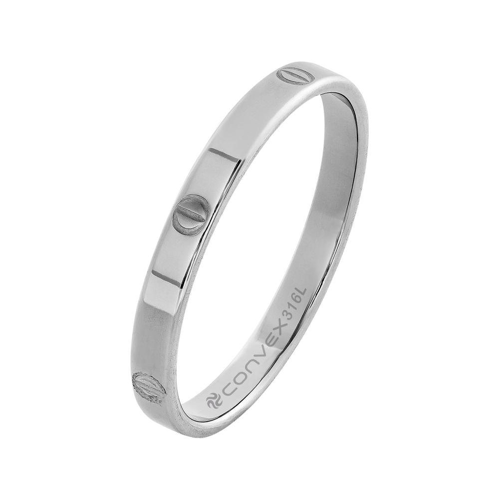 Aliança de Namoro Slim Simbol 2.95mm Prata 1