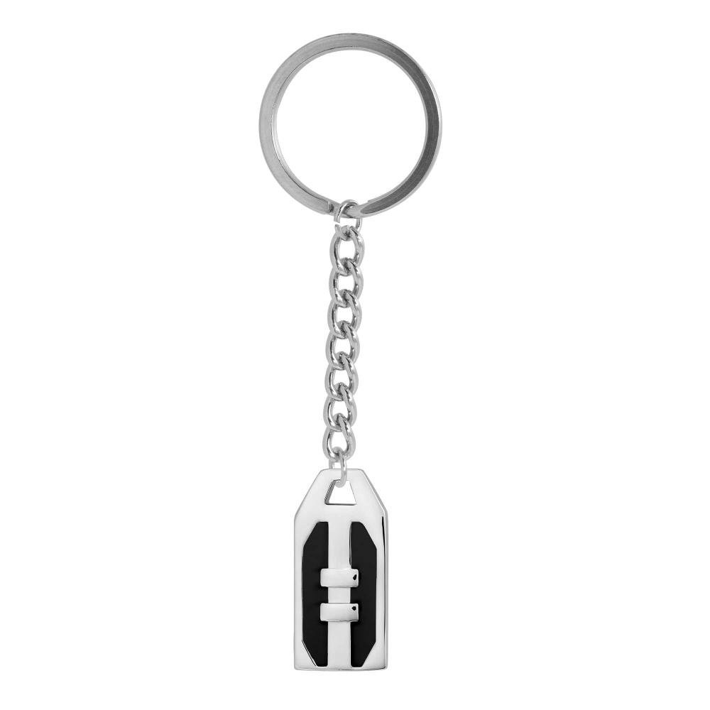 Chaveiro de Aço Tuning com Resina 32x15mm Prata 2