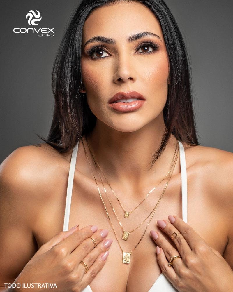 Anel de Prata Solitário com Zircônia Revestido em ouro 18k Dourado 3