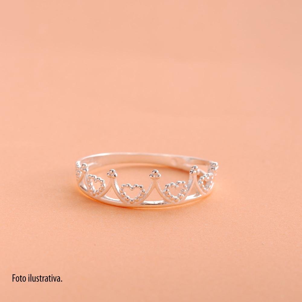 Anel de Prata Love Queen Coleção Link Prata 3