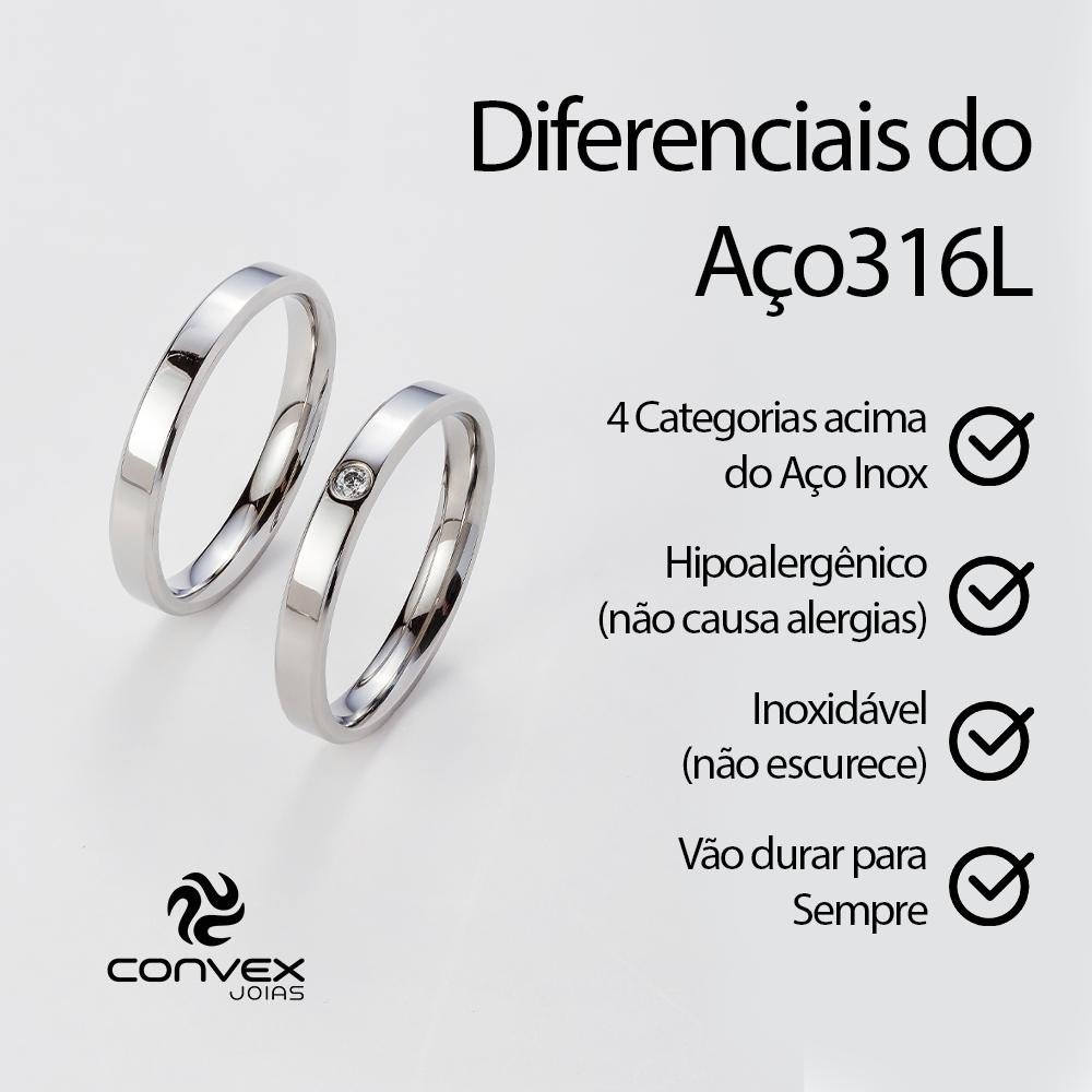 Par de Alianças Magnet + Solitário Ibiza Prata 7