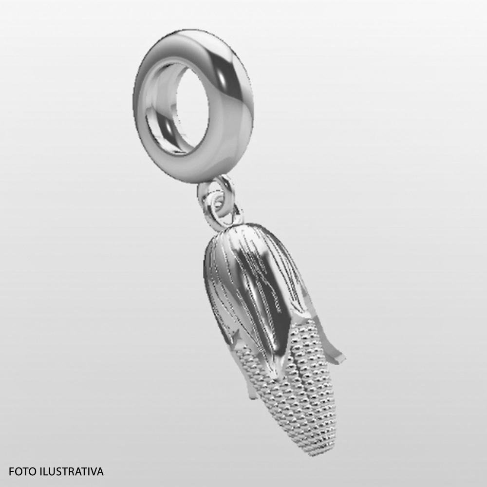 Berloque de Prata Milho Coleção Agro 12x0.4mm Prata 3