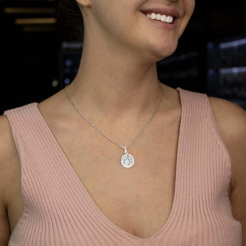 Colar de Aço da profissão Artes Visuais 50cm Prata 4