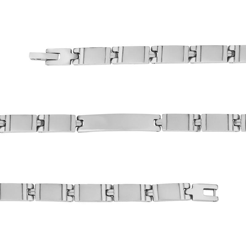 Pulseira de Aço Maresia 6mm 21cm Prata 3