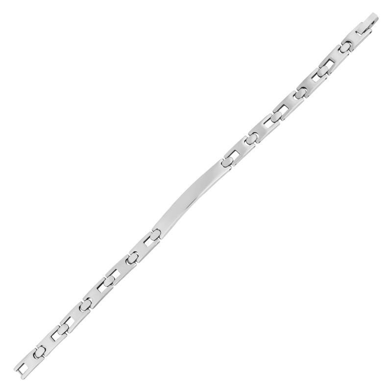 Pulseira de Aço Beach  6mm 21cm Prata 4