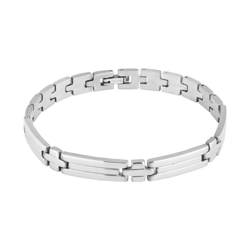 Pulseira de Aço Deep 8mm 21cm Prata 2