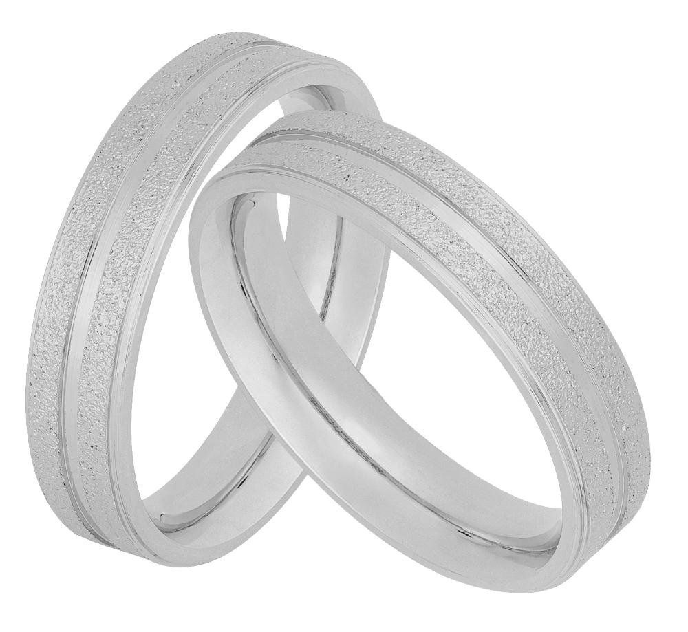 Par de Alianças de Aço Magnet S
