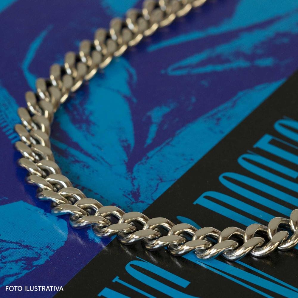 Corrente Aço Groumet 12mm 55cm Prata 4