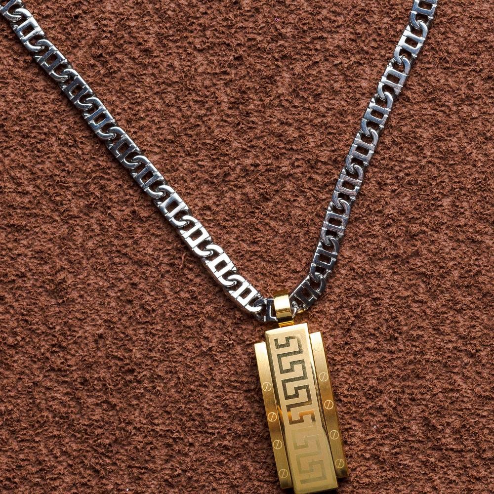 Corrente Aço Mariner Duplo 5.50mm 50cm Prata 2