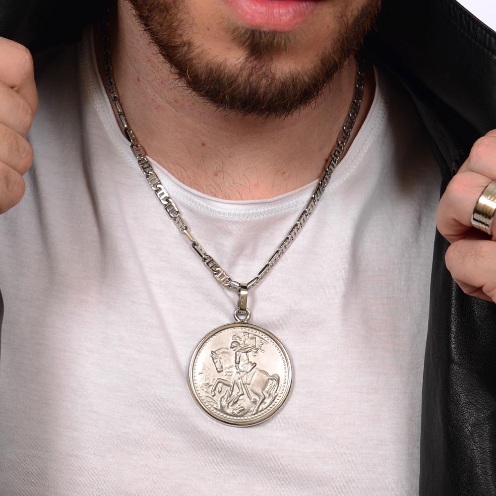 Corrente Aço Mariner Duplo 5.50mm 50cm Prata 4