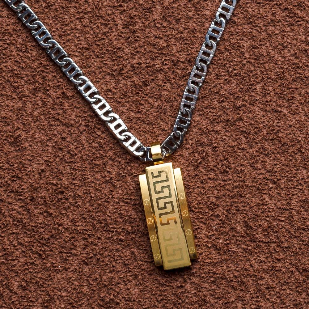 Corrente Aço Mariner Duplo 5.50mm 60cm Prata 2